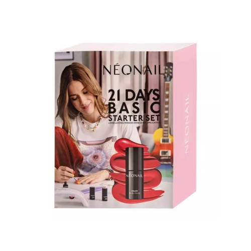 NeoNail - Kit de Manicure Starter Set 21 Days Basic - 1 cor