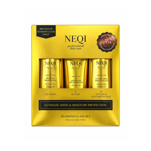 NEQI - *Diamond Glass* - Conjunto de cuidados capilares