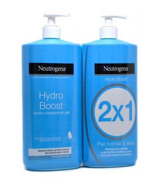 Neutrogena - Pacote 2 de loções corporais em gel Hydro Boost - Pele normal a seca