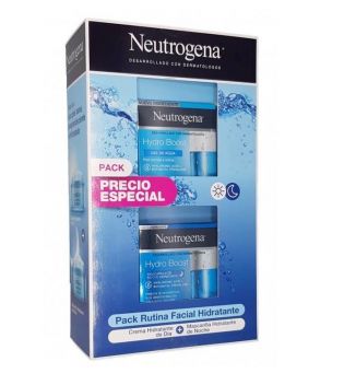 Neutrogena - Pacote de gel de água hidratante + máscara de noite hidratante Hydro Boost