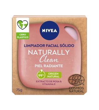Nivea - Limpador facial sólido Naturally Clean - Pele radiante