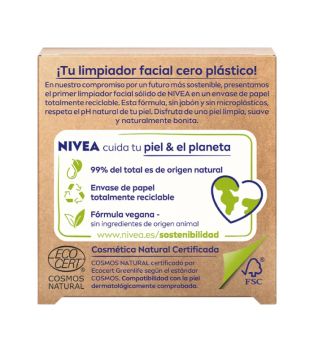 Nivea - Limpador facial sólido Naturally Clean - Pele radiante