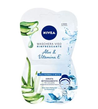 Nivea - Máscara facial refrescante - Aloe Vera e Vitamina E