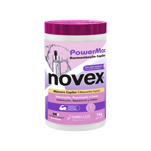 Novex - *PowerMax* - Máscara capilar 1 kg - Hidratação, reparação e força