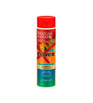 Novex - *Brazilian Keratin* - Shampoo para cabelos extremamente danificados e quebradiços.