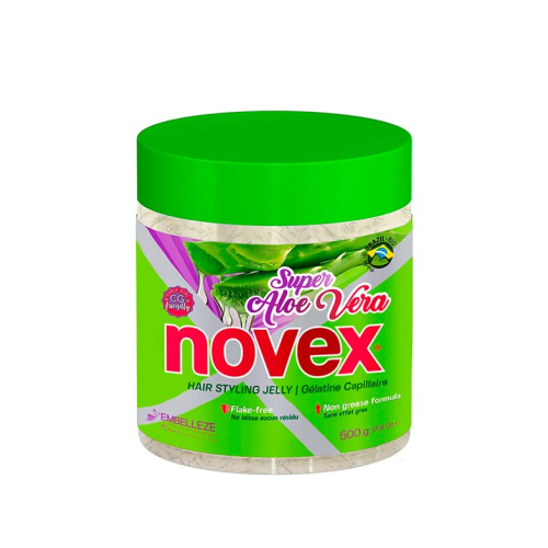 Novex - *Super Aloe Vera* - Gel modelador e fixador