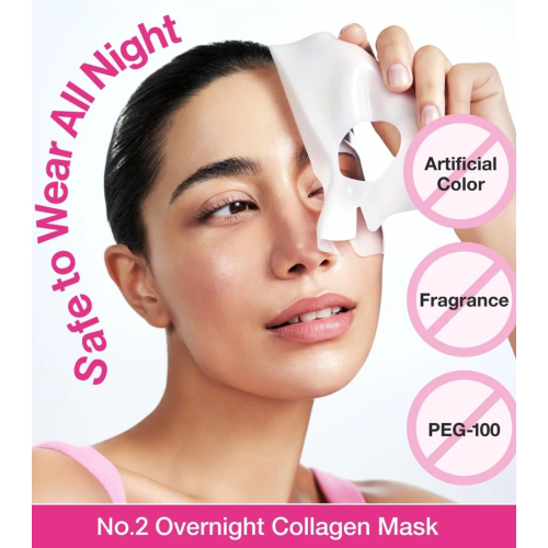 Numbuzin - Máscara facial de noite No.2 Rose PDRN Plumping