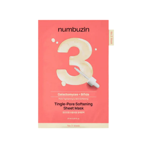Numbuzin - Máscara facial reduz os poros No.3 Tingle-Pore Softening