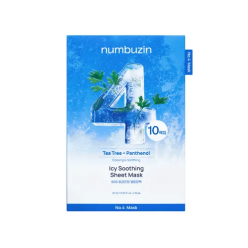 Numbuzin - Máscara facial refrescante No.4 SOS Icy Soothing