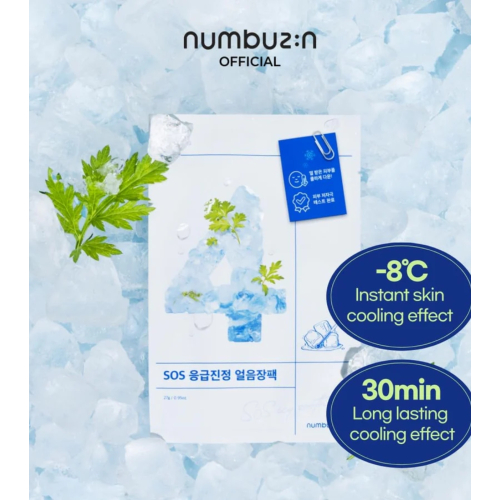 Numbuzin - Máscara facial refrescante No.4 SOS Icy Soothing