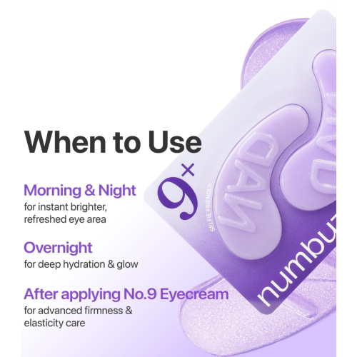 Numbuzin - Adesivos para Contorno dos Olhos No.9 NAD+ Collagen