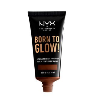 Nyx Professional Makeup - Base de maquilhagem Born to Glow! - BTGRF22.7: Deep Walnut