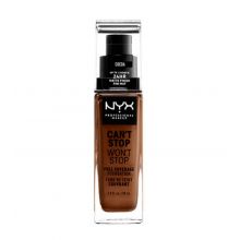 Nyx Professional Makeup - Base de maquilhagem Can't Stop won't Stop - CSWSF21: Cocoa