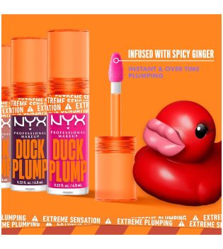 Nyx Professional Makeup - Brilho labial volumizante Duck Plump - 05: Brown Of Applause
