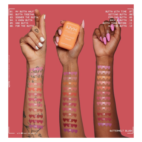 NYX Professional Makeup - Blush em pó Buttermelt - 04: U Know Butta