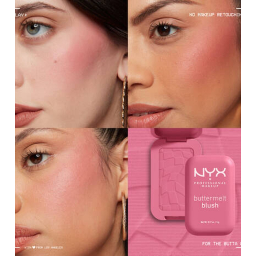 NYX Professional Makeup - Blush em pó Buttermelt - 06: For the Butta