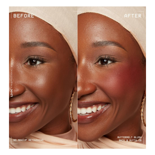 NYX Professional Makeup - Blush em Pó Buttermelt - 10: Back and Butta