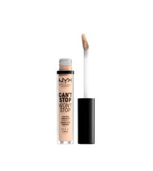 Nyx Professional Makeup - Corretor líquido Can't Stop won't Stop - CSWC04: Light Ivory