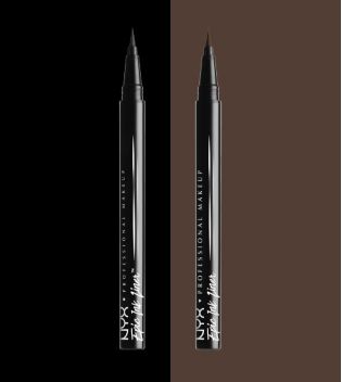 Nyx Professional Makeup - Delineador de olhos Epic Ink Liner Waterproof - EIL01: Black