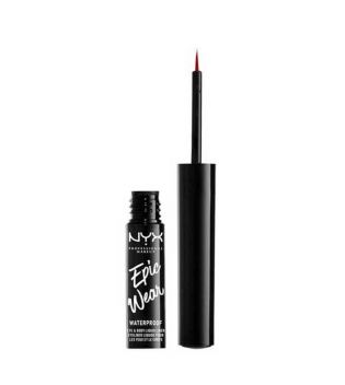 Nyx Professional Makeup - Delineador líquido waterproof Epic Wear - Red