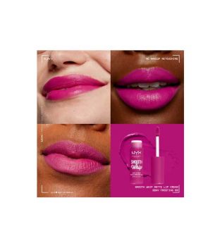 Nyx Professional Makeup - Batom Líquido Smooth Whip Matte Lip Cream - 09: Bday Frosting