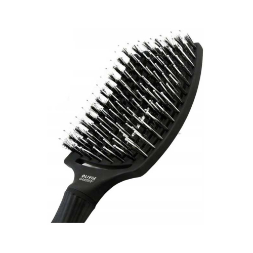 Olivia Garden - Escova de cabelo Fingerbrush Combo Large - Black
