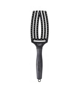 Olivia Garden - Escova de cabelo Fingerbrush Combo Medium - Black