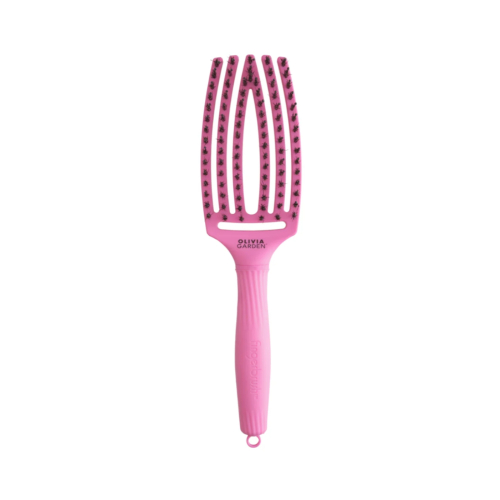Olivia Garden - Escova de Cabelo  Fingerbrush Combo Medium - Bubble Pink