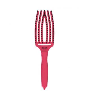 Olivia Garden - Escova de cabelo Fingerbrush Combo Medium - Hot Pink