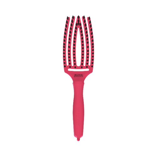 Olivia Garden - Escova de cabelo Fingerbrush Combo Medium - Hot Pink