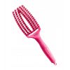 Olivia Garden - Escova de cabelo Fingerbrush Combo Medium - Hot Pink