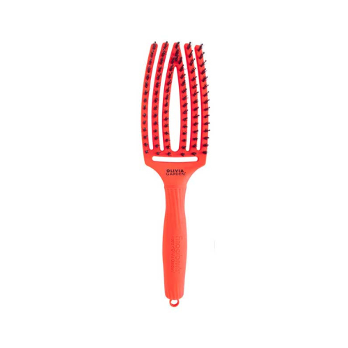 Olivia Garden - Escova de cabelo Fingerbrush Combo Medium - Neon Orange