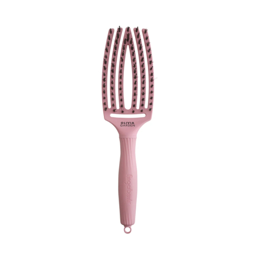 Olivia Garden - Escova de Cabelo  Fingerbrush Combo Medium - Soft Pink