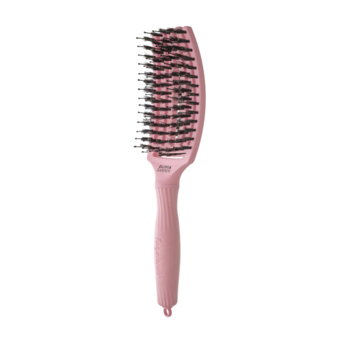 Olivia Garden - Escova de Cabelo  Fingerbrush Combo Medium - Soft Pink