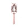 Olivia Garden - Escova de Cabelo  Fingerbrush Combo Medium - Pastel Pink
