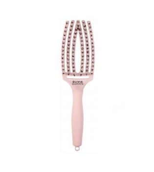 Olivia Garden - Escova de Cabelo  Fingerbrush Combo Medium - Pastel Pink