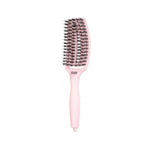 Olivia Garden - Escova de Cabelo  Fingerbrush Combo Medium - Pastel Pink