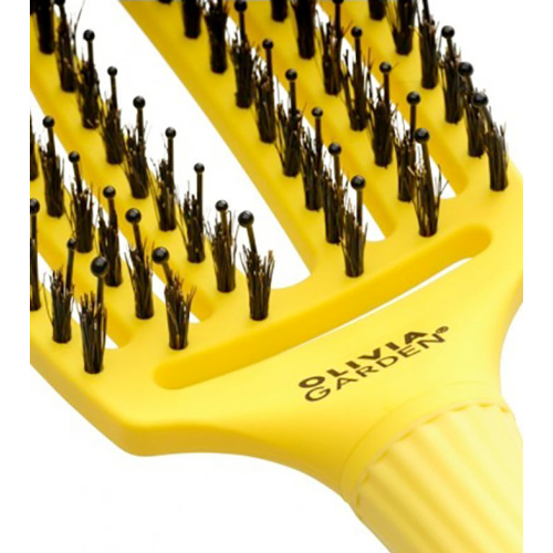 Olivia Garden - *It's a 90's Party* - Escova de cabelo Fingerbrush Medium - Sweed Lemonade
