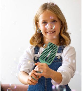 Olivia Garden - *Kids* - Escova de cabelo Fingerbrush Care Mini - Mint
