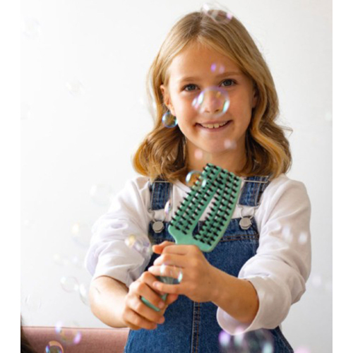 Olivia Garden - *Kids* - Escova de cabelo Fingerbrush Care Mini - Mint