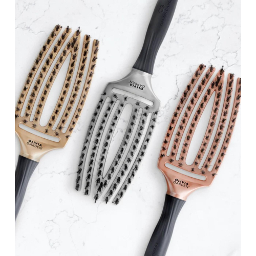 Olivia Garden - *Trinity* - Escova de cabelo Fingerbrush - Bronze