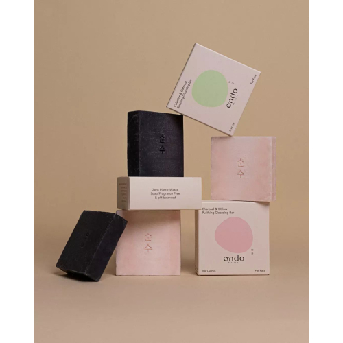 Ondo Beauty 36.5 - Limpeza facial sólida Syndet 70g - Calamina e aveia