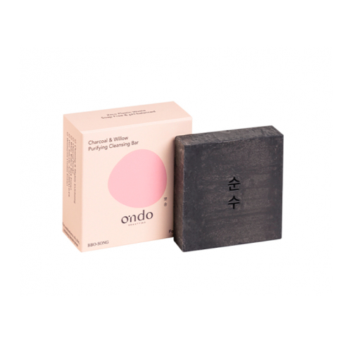 Ondo Beauty 36.5 - Syndet Solid Facial Cleanser 70g - Carvão e Salgueiro