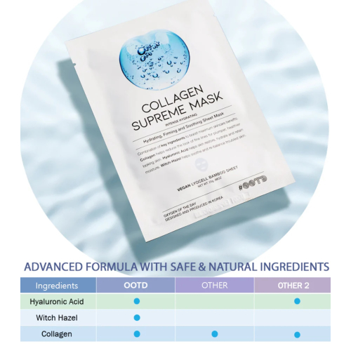 OOTD Beauty - Máscara facial regenerativa Collagen Supreme Mask