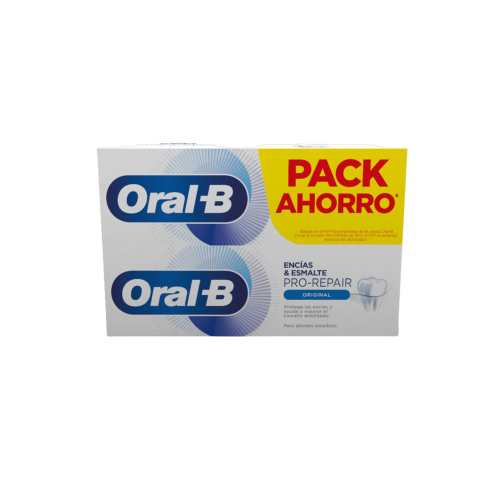 Oral B - Pacote 2 cremes dentais Pro-Repair Gengivas e Esmalte