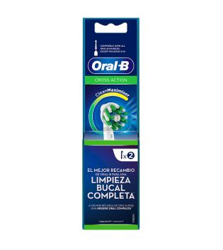 Oral B - Substituição para escova de dentes elétrica Cross Action 2 unidades
