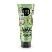 Organic Shop - Condicionador leave-in hidratante para cabelos secos - Alcachofra e Brócolis