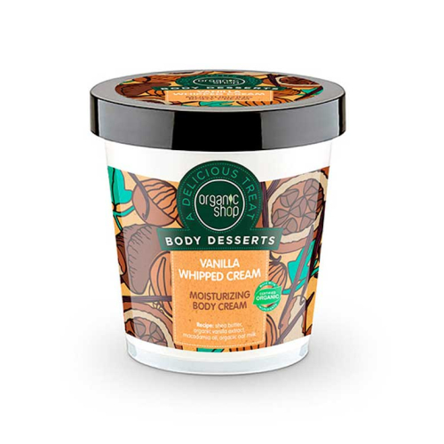 Organic Shop - *Body Desserts* - Creme Hidratante para o Corpo - Creme de Baunilha