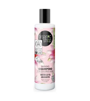 Organic Shop - Shampoo Silky shine para cabelos coloridos 280ml - Silk Nectar