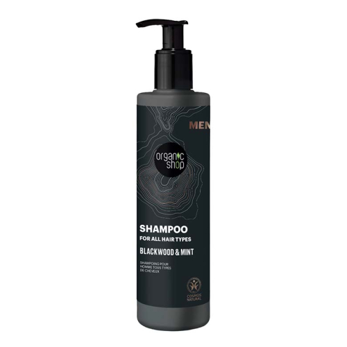 Organic Shop - Champô para todos os tipos de cabelo masculino - Casca de carvalho e menta
